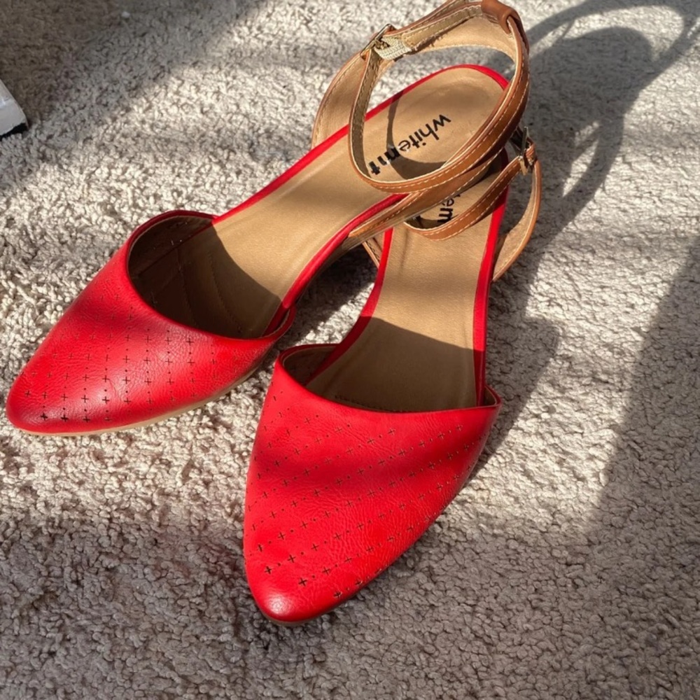 Red short heels
